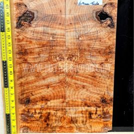 Maple Burl Bookmatched Guitar & Bass Top set