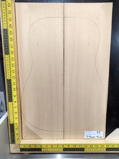 Alaskan Sitka Spruce AAA Acoustic Bookmatched Set