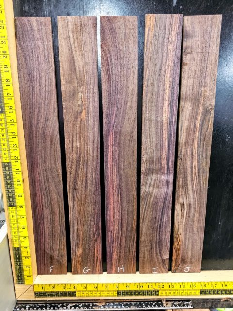 Indian Rosewood Guitar Fingerboard