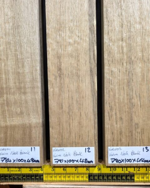 Korina Guitar Neck Blank, Quarter sawn Kiln dried