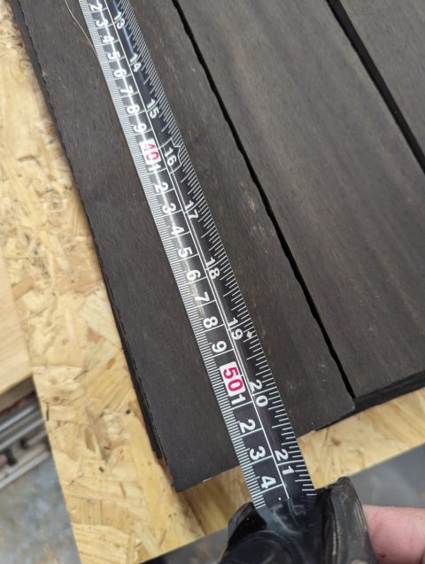 Ebony Fingerboard Blanks, Guitar Sized - Coloured Grade