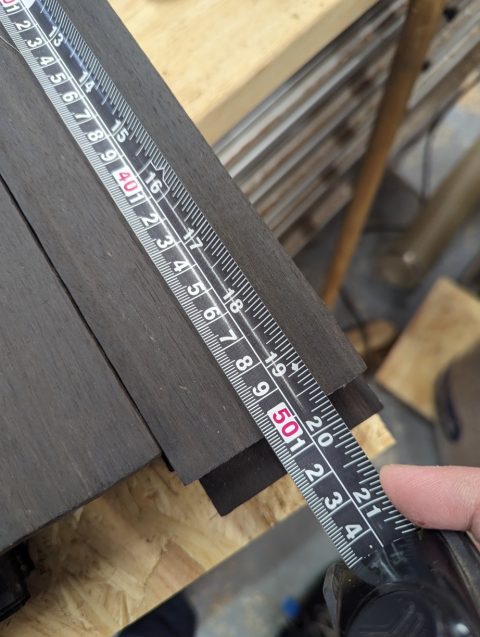 Ebony Fingerboard Blanks, Guitar Sized - Coloured Grade