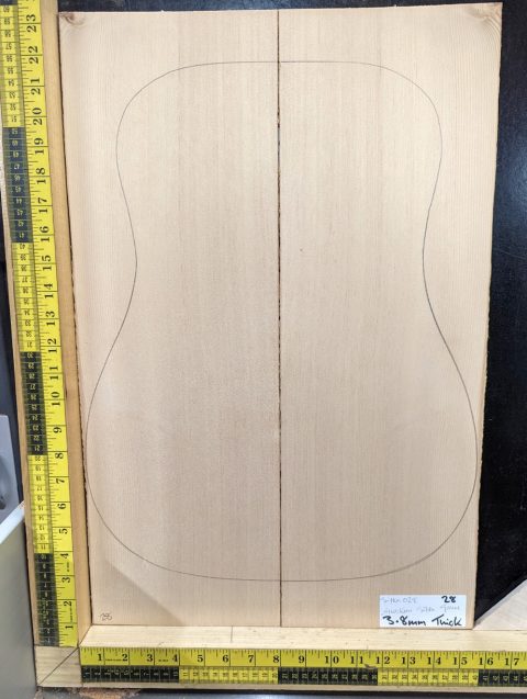 Alaskan Sitka Spruce AAA Acoustic Bookmatched Set