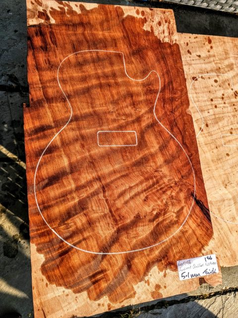 5A Ancient Quilted Redwood One Piece Top