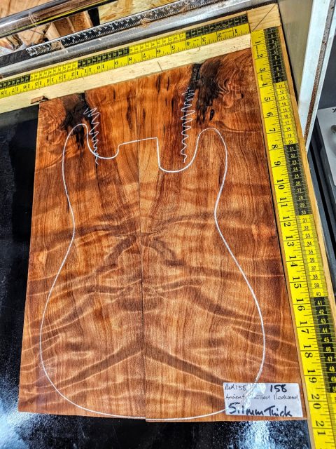 5A Ancient Quilted Redwood One Piece Top