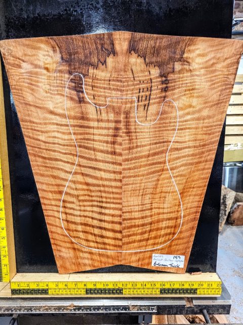 5A Ancient Quilted Redwood One Piece Top