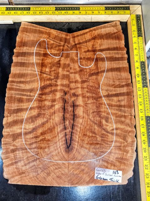 5A Ancient Quilted Redwood One Piece Top