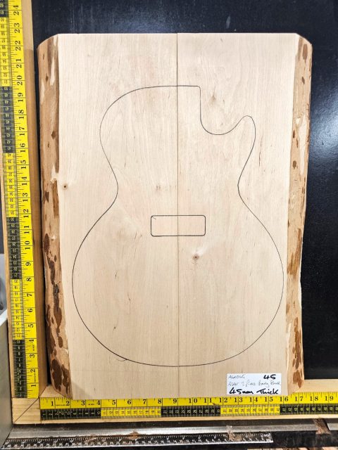 Prime Grade Alder 2 Piece Guitar Body Blank Set