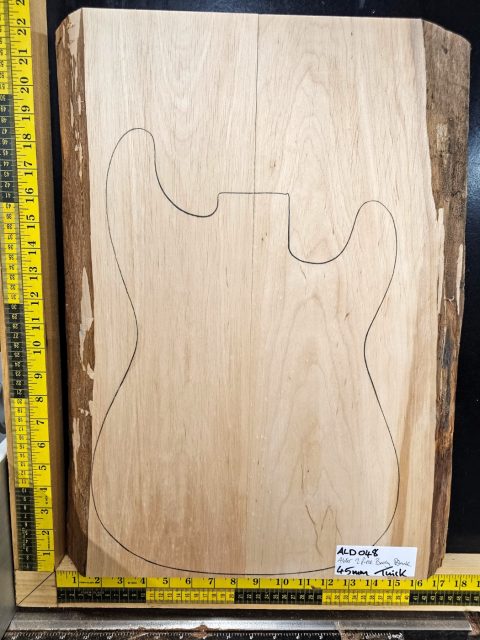 Alder 2 Piece Body Blank - Prime Grade
