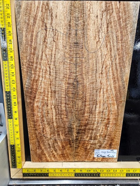 Ripple Mango Bookmatched Guitar Top Set