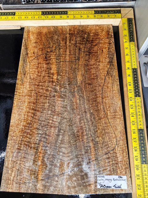 Ripple Mango Bookmatched Guitar Top Set