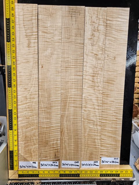 Flame Maple Guitar Neck Blank