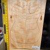 Flame Maple Droptop Bookmatched Guitar Top