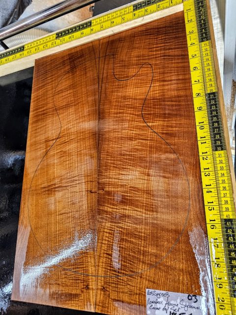 Roasted Ripple Sycamore Carve Top Set no. 003