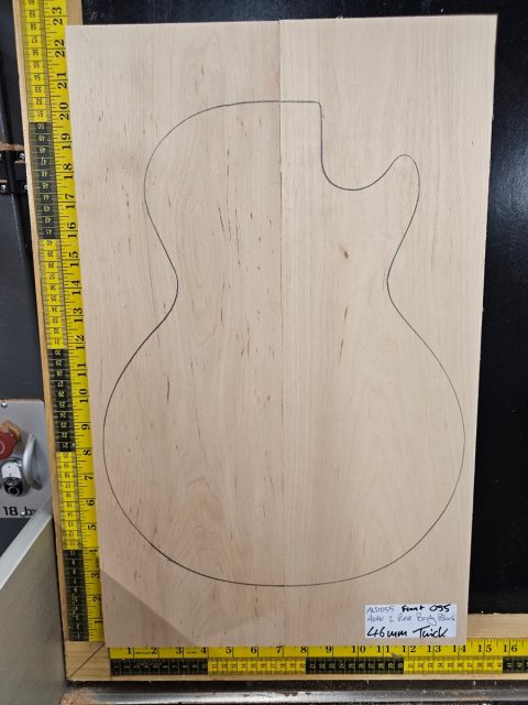 Alder 2 Piece Guitar and Bass Body Blank Set