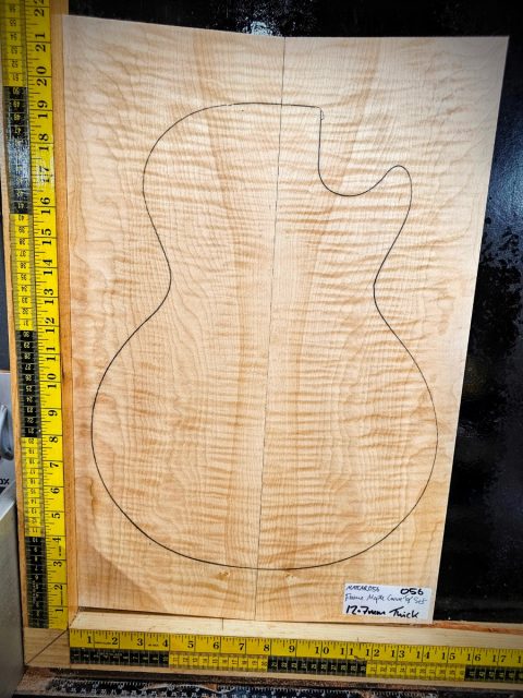 Flame Maple Carve Top Set No. 56
