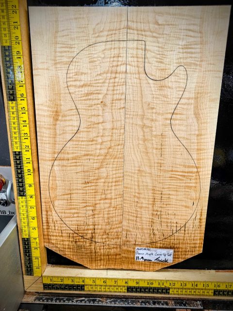 Flame Maple Carve Top Set No. 61