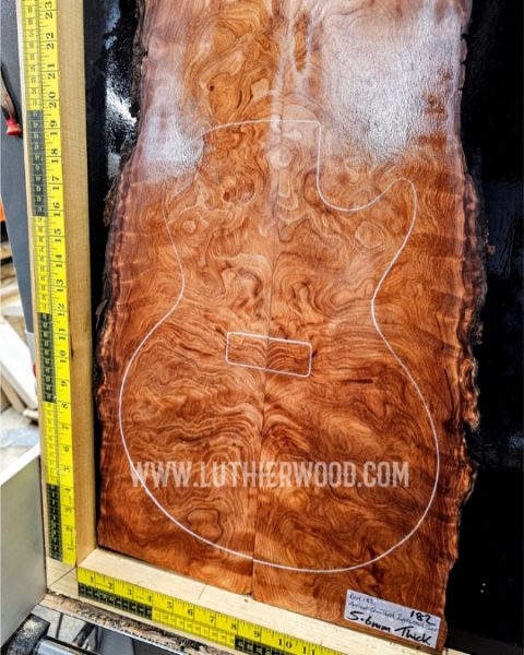 Incredible Ancient Quilted Redwood Guitar Top Set