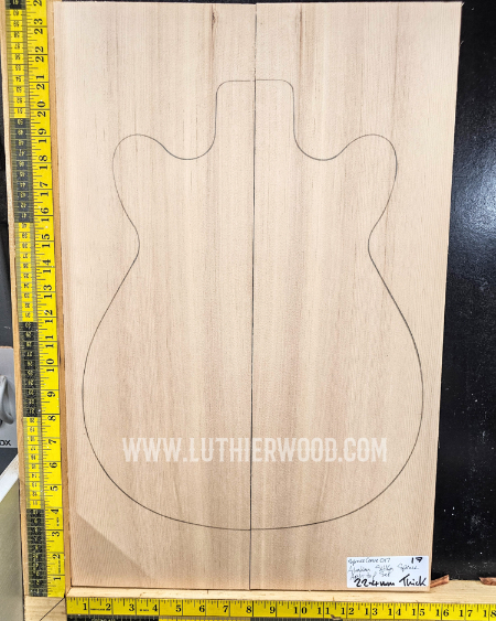 Alaskan Sitka Spruce Carve Top Set - Bookmatched