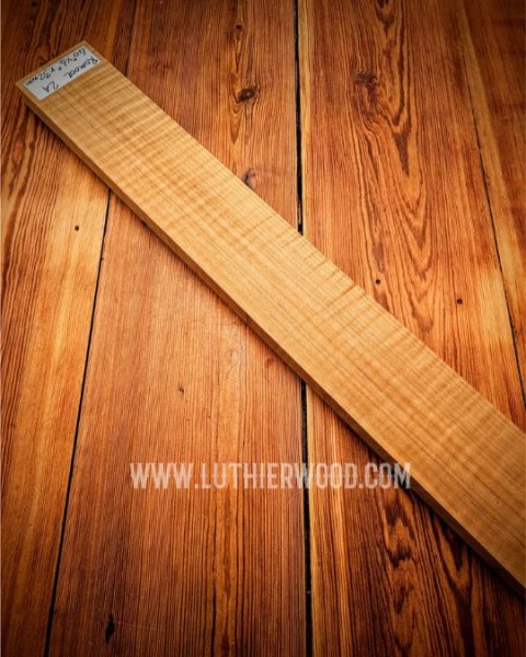 2A Roasted Flame Maple Guitar & Bass Neck Blank