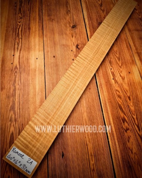 2A Roasted Flame Maple Guitar & Bass Neck Blank