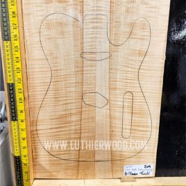 Flame Maple Bookmatched Guitar Top Set