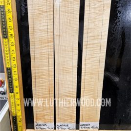 Flame Maple Guitar Fingerboard Blanks From Luthier Wood