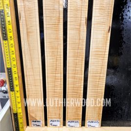 Flame Maple Guitar Fingerboard Blanks From Luthier Wood