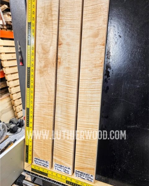 Flame Maple Guitar Neck Blank