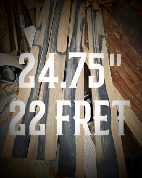 Fret Slotting Service 24.75"