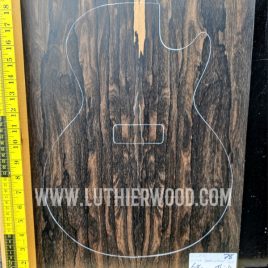 Ziricote Book-matched Guitar Top Set, Luthier Wood