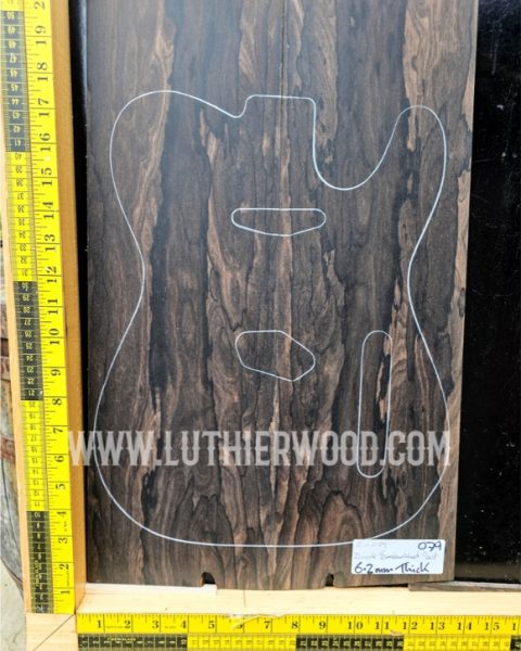 Ziricote Book-matched Guitar Top Set, Luthier Wood