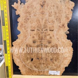 Elm burl guitar top set