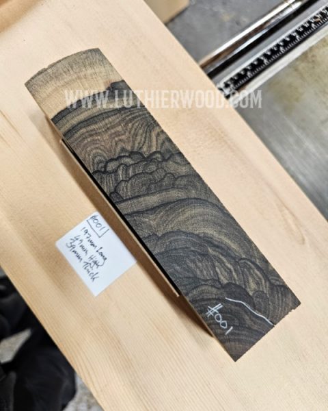 Ziricote End-grain Knife Scales Blank