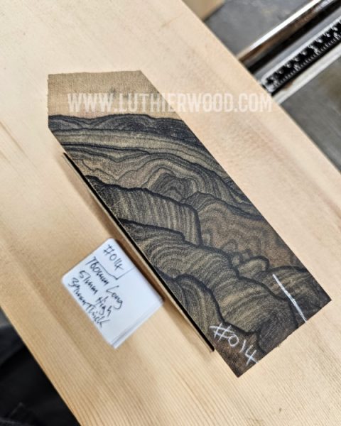 Ziricote End-grain Knife Scales Blank
