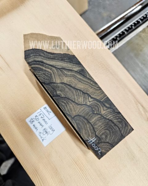 Ziricote End-grain Knife Scales Blank