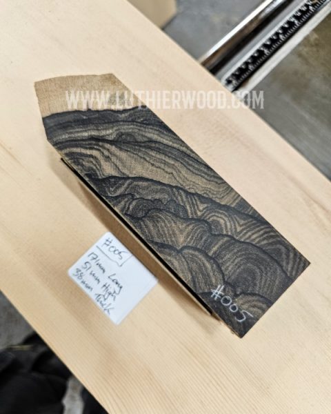 Ziricote End-grain Knife Scales Blank