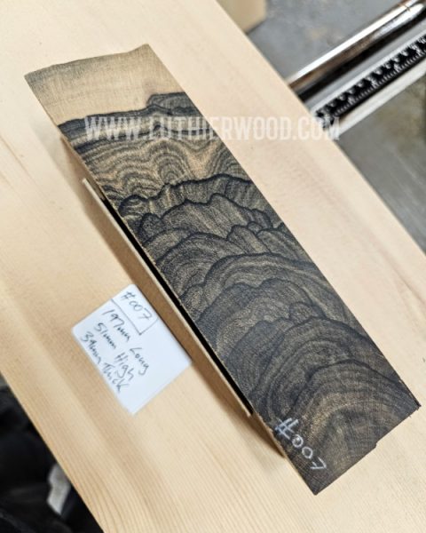 Ziricote End-grain Knife Scales Blank