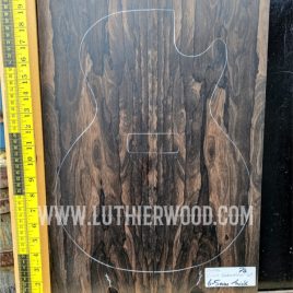 Ziricote Book-matched Guitar Top Set, Luthier Wood