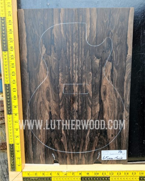 Ziricote Book-matched Guitar Top Set, Luthier Wood