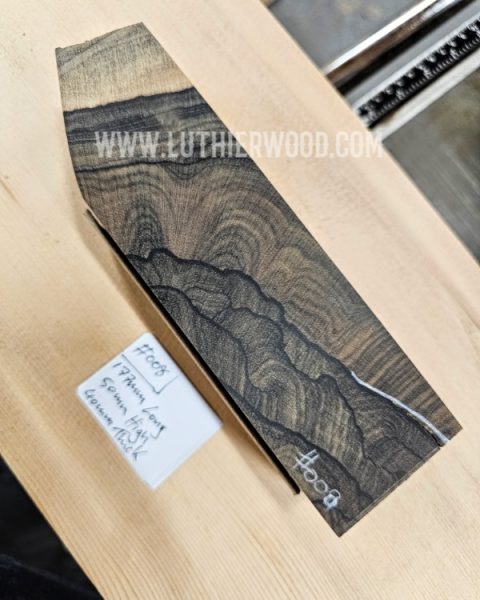 Ziricote End-grain Knife Scales Blank
