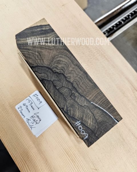 Ziricote End-grain Knife Scales Blank