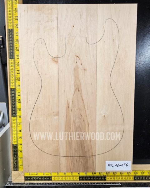 Alder 3 Piece Guitar & Bass Body Blank Set