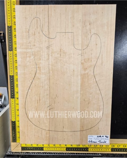 Alder 3 Piece Guitar & Bass Body Blank Set