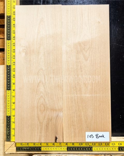 American Red Alder 2 Piece Guitar Body Blank 103