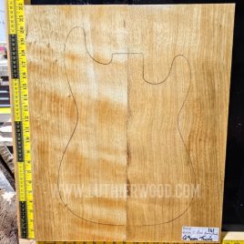 White Limba / Korina Two Piece Body Blank 161