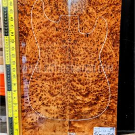 Thuya Burl Bookmatched Guitar & Bass Top Set