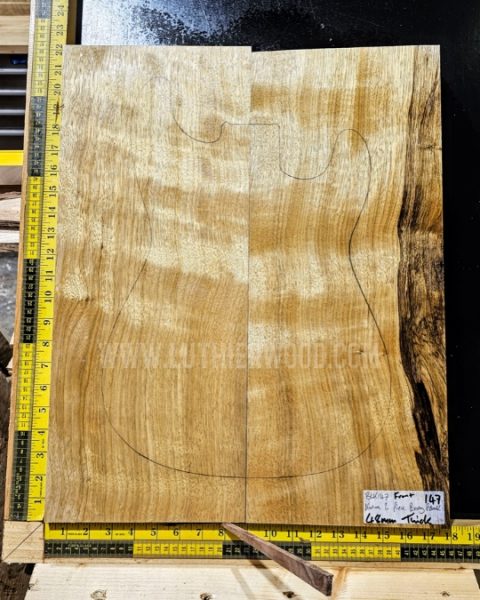 Korina / White Limba Guitar & Bass Body Blank Set