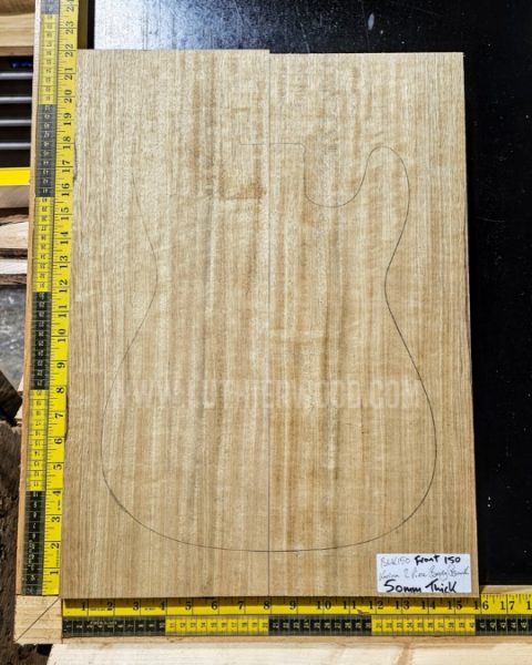 Korina / White Limba Guitar & Bass Body Blank Set