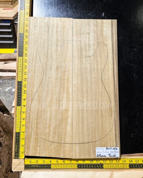 Korina / White Limba Guitar Body Blank Set